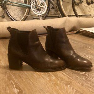Sam Edelman Brown Leather Booties